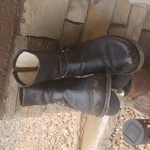 Freebird by Steven FM-DUST Distressed Buckle  Harness Boot